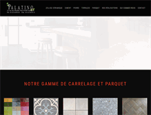 Tablet Screenshot of palatino.fr